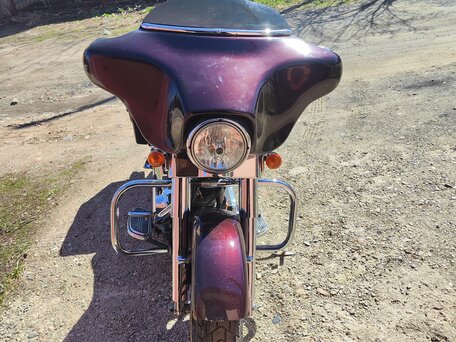 2005 Harley-Davidson Street Glide, фиолетовый, 555000 рублей, вид 4