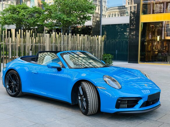 2022 Porsche 911 Carrera 4 GTS VIII (992), синий - вид 13