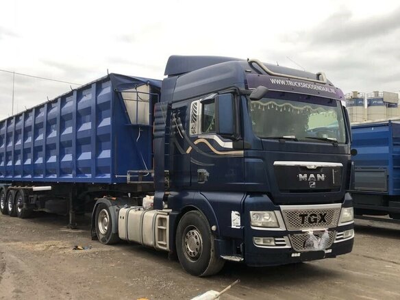 2008 MAN TGX, синий, 5000000 рублей - вид 5