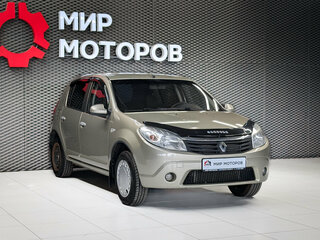 2012 Renault Sandero I, бежевый, 580000 рублей, вид 3