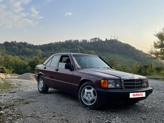 1992 Mercedes-Benz 190 (W201), красный, 400000 рублей, вид 5
