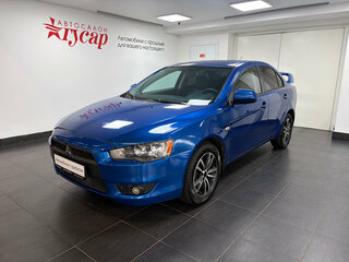 2008 Mitsubishi Lancer X, синий, 454000 рублей, вид 1