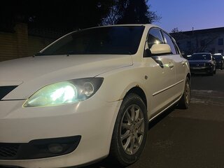 2008 Mazda 3 I (BK) Рестайлинг, белый, 500000 рублей, вид 1