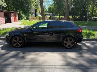 2012 Audi A3 II (8P) Рестайлинг 2, чёрный, 750000 рублей, вид 4
