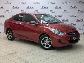 2014 Hyundai Solaris I, красный, 779000 рублей, вид 3