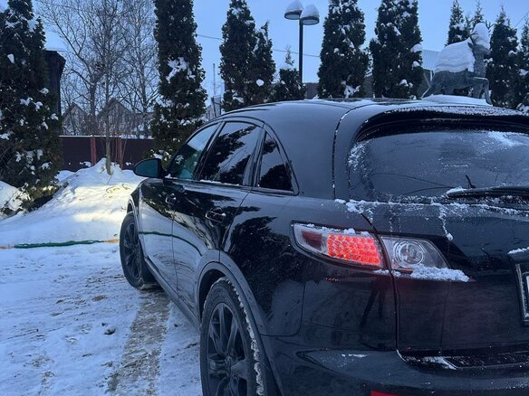 2007 Infiniti FX35 I (S50) Рестайлинг, чёрный, 1550000 рублей - вид 12