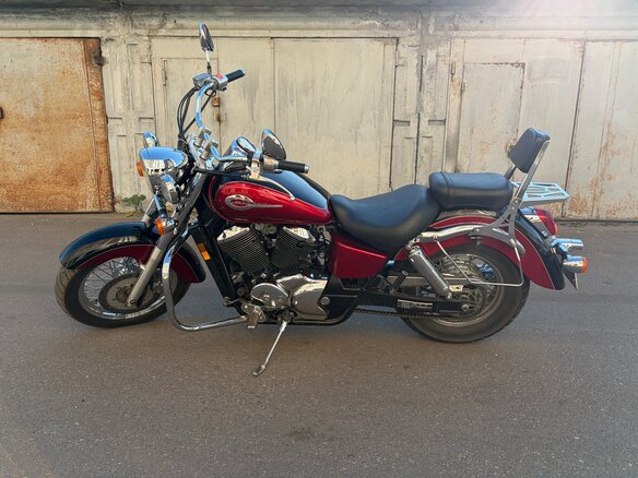 2002 Honda Shadow 750, красный, 375000 рублей - вид 3