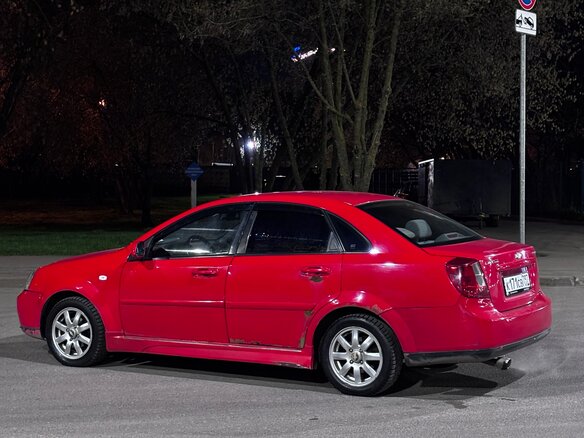 2008 Chevrolet Lacetti I, красный, 240000 рублей - вид 5