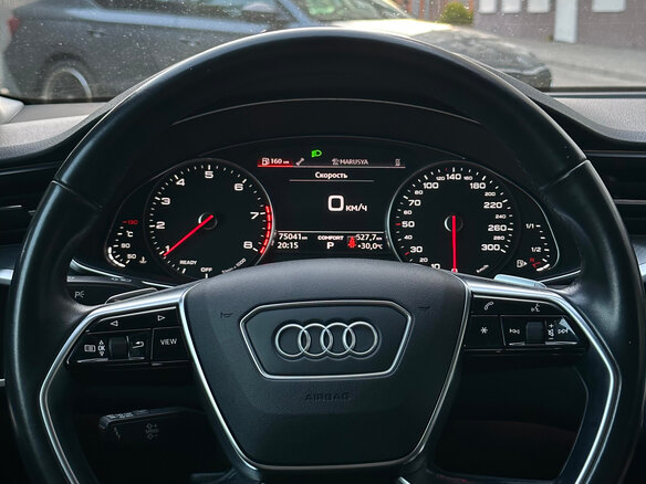 2021 Audi A6 45 TFSI V (C8), чёрный, 4450000 рублей - вид 19