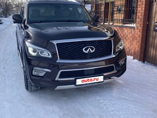 2015 Infiniti QX80 I Рестайлинг, красный, 3300000 рублей, вид 3