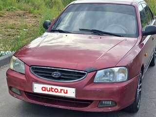 2006 Hyundai Accent ТагАЗ II, красный, 200000 рублей, вид 1