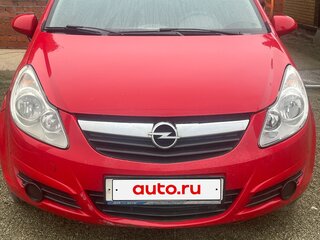 2007 Opel Corsa D, красный, 385000 рублей, вид 1