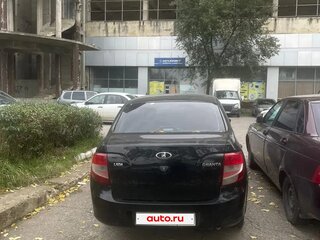 2015 Lada (ВАЗ) Granta I, чёрный, 300000 рублей, вид 3