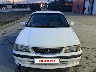 2001 Nissan Sunny B15, белый, 220000 рублей, вид 1