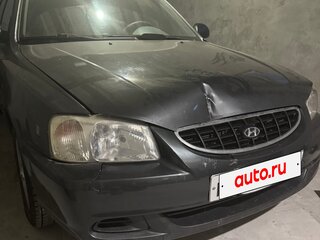 2004 Hyundai Accent ТагАЗ II, серый, 360000 рублей, вид 3
