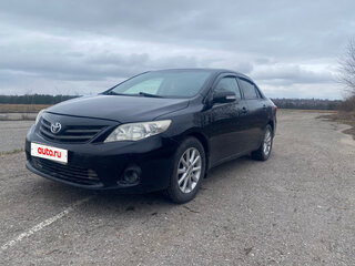 2012 Toyota Corolla X (E140, E150) Рестайлинг, чёрный, 820000 рублей, вид 1