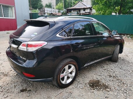 2013 Lexus RX 450h III Рестайлинг, чёрный, 1600000 рублей, вид 2
