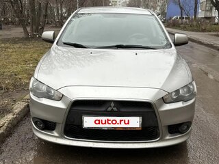 2013 Mitsubishi Lancer X Рестайлинг, серебристый, 799900 рублей, вид 1