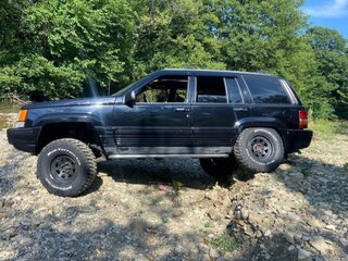 1993 Jeep Grand Cherokee I (ZJ), синий, 500000 рублей, вид 4