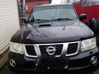 2007 Nissan Patrol V (Y61) Рестайлинг, чёрный, 1600000 рублей, вид 1