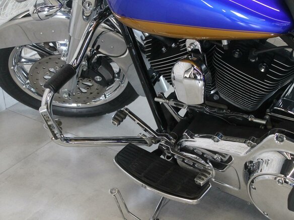 2008 Harley-Davidson Road King, синий, 907000 рублей - вид 13