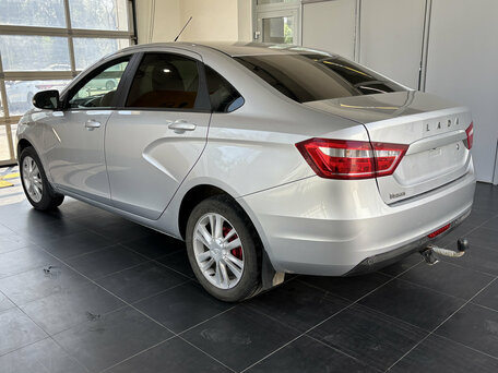 2016 Lada (ВАЗ) Vesta I, серебристый, 700000 рублей, вид 4