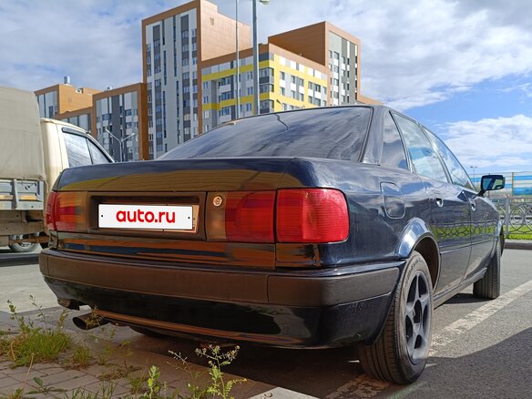 1992 Audi 80 V (B4), синий, 180000 рублей - вид 6