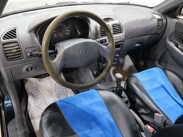 2008 Hyundai Accent ТагАЗ II, синий - вид 12
