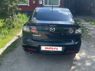 2008 Mazda 3 I (BK) Рестайлинг, чёрный, 660000 рублей, вид 4