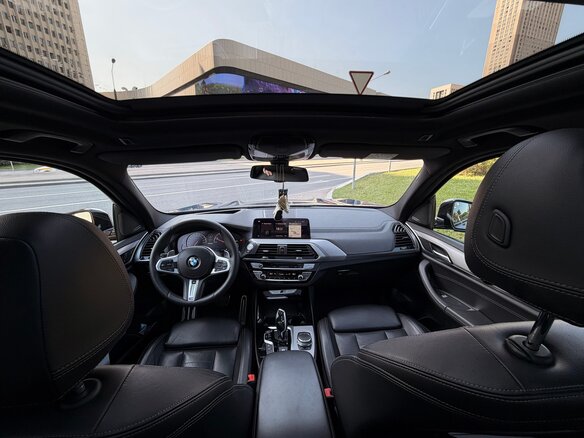 2018 BMW X3 M40i III (G01), синий, 4690000 рублей - вид 10