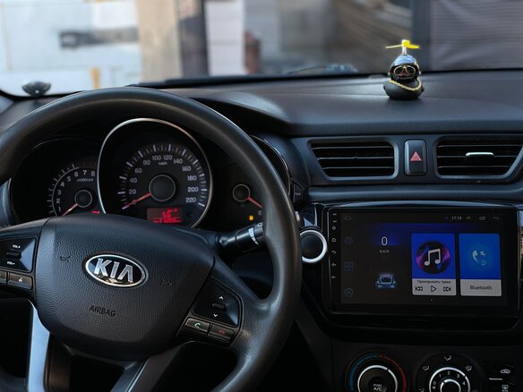 2013 Kia Rio III, синий, 635000 рублей - вид 8