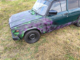 2006 Lada (ВАЗ) 2107, зелёный, 100000 рублей, вид 3