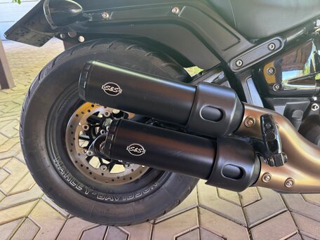 2019 Harley-Davidson Fat Bob, чёрный, 1700000 рублей, вид 4