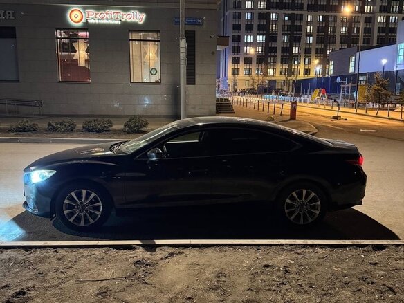 2018 Mazda 6 III (GJ) Рестайлинг, чёрный, 1650000 рублей - вид 3