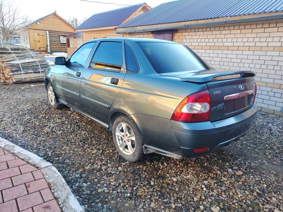 2008 Lada (ВАЗ) Priora I, зелёный, 380000 рублей - вид 5