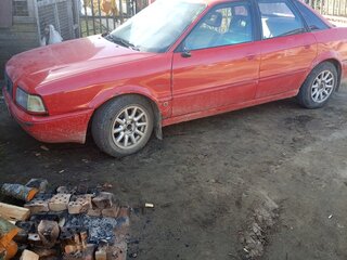 1992 Audi 80 V (B4), красный, 140000 рублей, вид 4