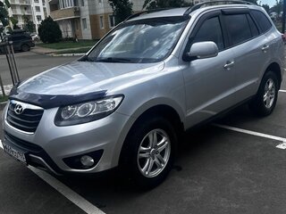 2011 Hyundai Santa Fe II Рестайлинг, серебристый, 1400000 рублей, вид 1