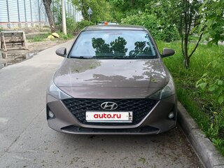 2020 Hyundai Solaris II Рестайлинг, коричневый, 1100000 рублей, вид 1
