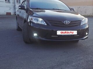 2012 Toyota Corolla X (E140, E150) Рестайлинг, чёрный, 1100000 рублей, вид 2