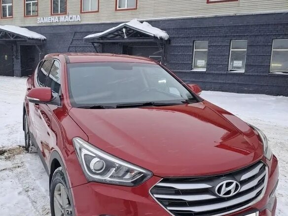 2015 Hyundai Santa Fe III Рестайлинг, красный, 1700000 рублей - вид 2