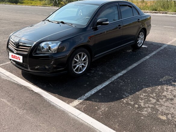 2008 Toyota Avensis II Рестайлинг, чёрный, 870000 рублей
