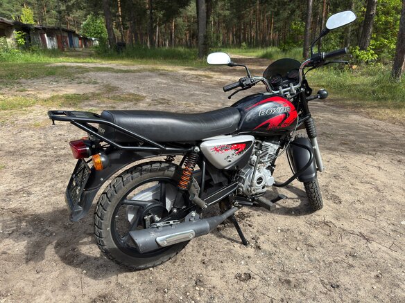 2016 Bajaj Boxer BM 150X, чёрный, 100000 рублей - вид 1