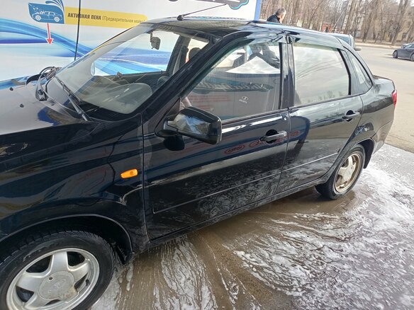 2012 Lada (ВАЗ) Granta I, синий - вид 1