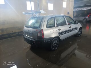 2008 Lada (ВАЗ) Kalina I, серебристый, 195000 рублей, вид 4