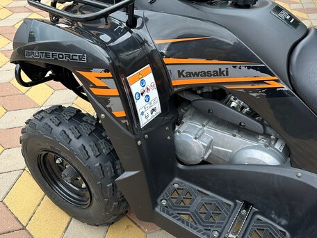 2020 Kawasaki KVF 300 Brute Force, чёрный, 550000 рублей, вид 4