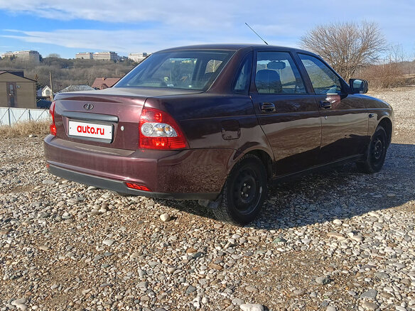 2012 Lada (ВАЗ) Priora I, пурпурный, 285000 рублей - вид 4