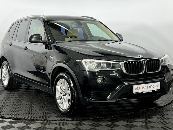 2014 BMW X3 20d xDrive II (F25) Рестайлинг, чёрный - вид 3
