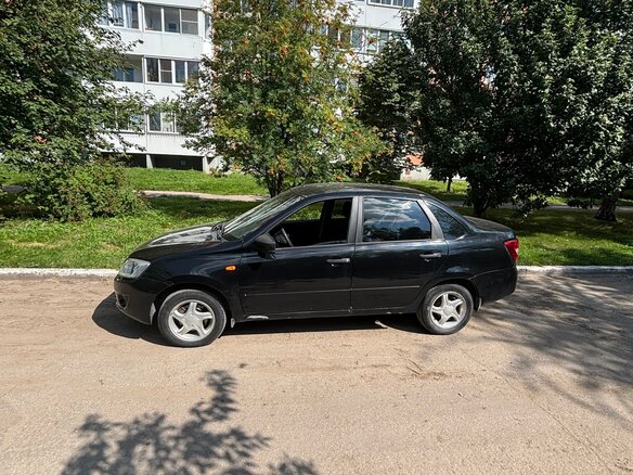 2017 Lada (ВАЗ) Granta I, чёрный, 450000 рублей - вид 7