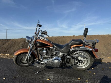2008 Harley-Davidson Fat Boy, чёрный, 850000 рублей, вид 4