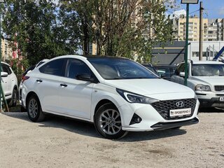 2021 Hyundai Solaris II Рестайлинг, чёрный, 1049000 рублей, вид 3